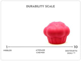 SodaPup - Cupcake Durable Rubber Chew Toy & Treat Dispenser - Pink: Large Cup Cake Toy SodaPup