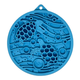 SodaPup - Turtle emat-mini Enrichment Lick Mat With Suction Cups: Blue SodaPup