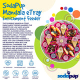 Mandala Design eTray Enrichment Tray for Dogs SodaPup
