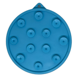 SodaPup - Turtle emat-mini Enrichment Lick Mat With Suction Cups: Blue SodaPup