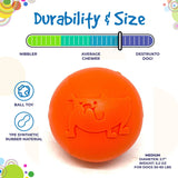 SodaPup - Smile Ball Durable Synthetic Rubber Chew & Retrieving Ball SodaPup