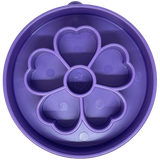 SodaPup - Flower Design eBowl Enrichment Slow Feeder Bowl for Dogs: Flower Bowl - Purple SodaPup