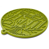 SodaPup - Camp eMat Enrichment Lick Mat With Suction Cups: Green SodaPup