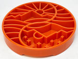 SodaPup - Yin Yang Design Shallow eTray Enrichment Slow Feeder Tray for Dogs: Green SodaPup