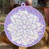 SodaPup - Lotus eMat Enrichment Lick Mat With Suction Cups: Light Pink SodaPup