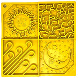 SodaPup - Sky Design eMat Enrichment Lick Mat: Yellow SodaPup