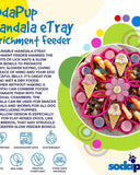 SodaPup - Mandala Design eTray Enrichment Tray for Dogs SodaPup