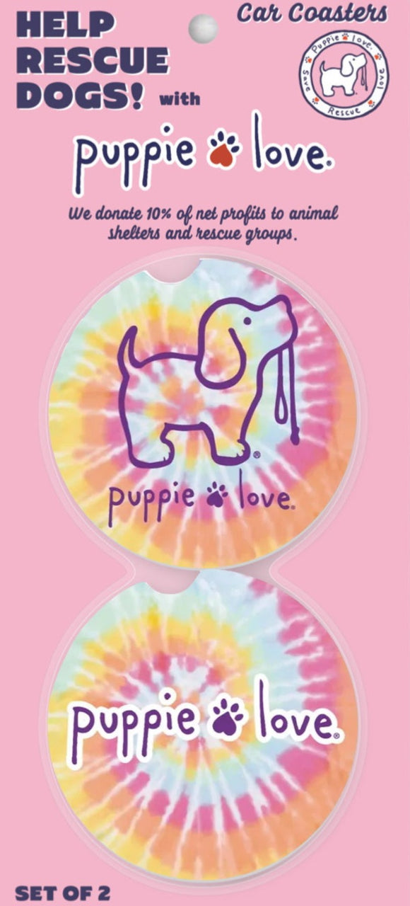 Puppie Love Car Coasters