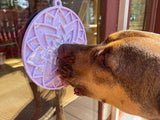SodaPup - Lotus eMat Enrichment Lick Mat With Suction Cups: Light Green SodaPup