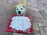 SodaPup - Heart Design "Love" Emat Enrichment Lick Mat - Red - Large SodaPup