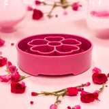 SodaPup - Flower Design eBowl Enrichment Slow Feeder Bowl for Dogs: Flower Bowl - Purple SodaPup