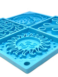 SodaPup - Sky Design eMat Enrichment Lick Mat: Yellow SodaPup