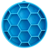 SodaPup - Honeycomb Design eBowl Enrichment Slow Feeder Bowl for Dogs: Yellow SodaPup