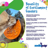 SodaPup - Camp eMat Enrichment Lick Mat With Suction Cups: Green SodaPup