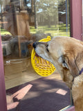 SodaPup - Sun n' Sea eMat Enrichment Lick Mat With Suction Cups: Yellow SodaPup