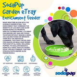 SodaPup Dog Toys - Garden Design eTray Enrichment Slow Feeder Tray for Dogs - Apple Green: Light Green SodaPup Dog Toys