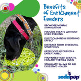 SodaPup Dog Toys - Citrus Design eMat Enrichment Lick Mat With Suction Cups: Lime Green Citrus emat SodaPup Dog Toys