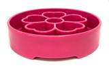 SodaPup - Flower Design eBowl Enrichment Slow Feeder Bowl for Dogs: Flower Bowl - Pink