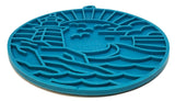 SodaPup - Lighthouse eMat Enrichment Lick Mat With Suction Cups: Sea Foam Blue