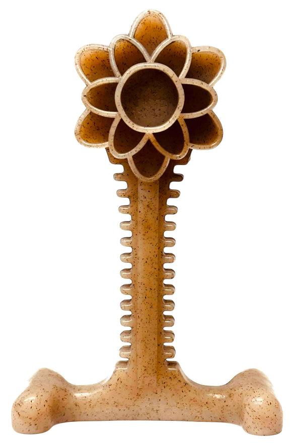 SodaPup Dog Toys - Honey Bone Dental Flower Tower eChew Ultra Durable Nylon Dog Chew Toy - XL: Flower Tower - XL SodaPup Dog Toys
