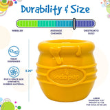 SodaPup - Large PUP-X Honey Pot Treat Dispenser: Yellow / XL SodaPup