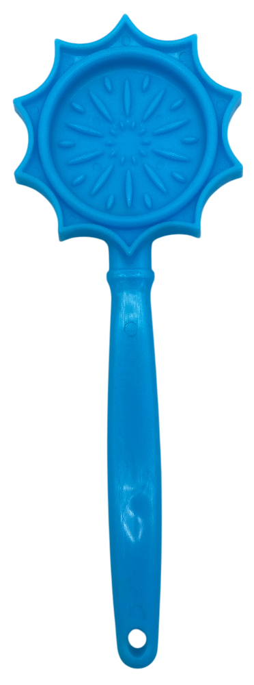 SodaPup Dog Toys - Lick Stick Hand-Held Interactive Enrichment Toys: Flower Lick Stick - Light Blue SodaPup Dog Toys