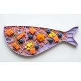 SodaPup Dog Toys - Goldfish emat - Small Enrichment Lick Mat for Cats | SodaPup: Goldfish emat - pastel purple SodaPup Dog Toys