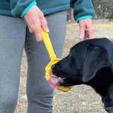 SodaPup Dog Toys - Lick Stick Hand-Held Interactive Enrichment Toys: Flower Lick Stick - Light Blue SodaPup Dog Toys