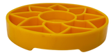 SodaPup Dog Toys - Sunflower Softie eTray Slow Feeder Dog Bowl | Soft Shallow Lick Mat | Yellow & Purple | USA Made: Pastel purple SodaPup Dog Toys