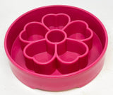 SodaPup - Flower Design eBowl Enrichment Slow Feeder Bowl for Dogs: Flower Bowl - Pink