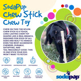 SodaPup Dog Toys - Durable Nylon Chew Stick: Nylon Chew Stick - Natural SodaPup Dog Toys