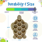 SodaPup Dog Toys - Turtle Durable Nylon Chew and Enrichment Toy: Turtle Nylon Toy - Brown SodaPup Dog Toys