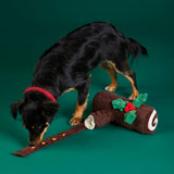 The Foggy Dog - Yule Log Interactive Snuffle Holiday Dog Toy The Foggy Dog