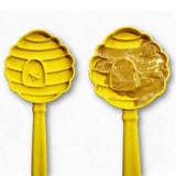 SodaPup Dog Toys - Lick Stick Hand-Held Interactive Enrichment Toys: Beehive Lick Stick - yellow SodaPup Dog Toys