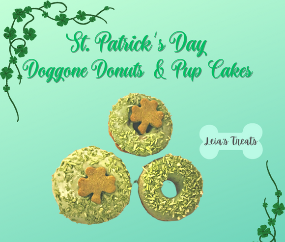 St. Patrick's Day Pup Cakes