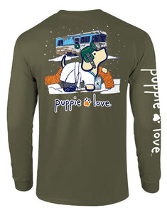 RV Pup Long Sleeved Shirt Puppie Love Shirt