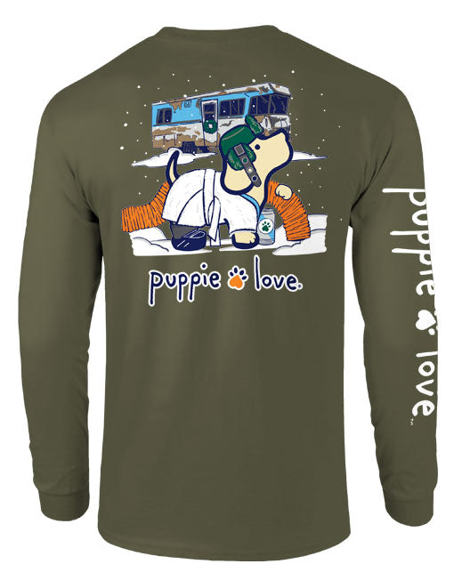 RV Pup Long Sleeved Shirt Puppie Love Shirt