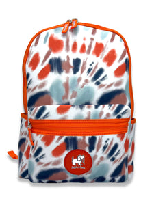 Puppie Love Neoprene Backpack, Orange & Blue