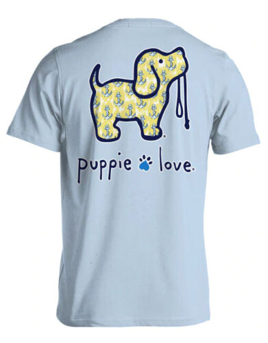 Anchors Light Blue Short-Sleeved Puppie Love Shirt