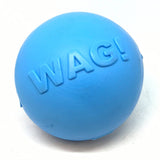 SodaPup Dog Toys - Wag Ball Durable Synthetic Rubber Chew & Retrieving Toy