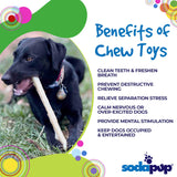 SodaPup Dog Toys - Durable Nylon Chew Stick: Nylon Chew Stick - Natural SodaPup Dog Toys