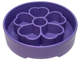 SodaPup - Flower Design eBowl Enrichment Slow Feeder Bowl for Dogs: Flower Bowl - Purple