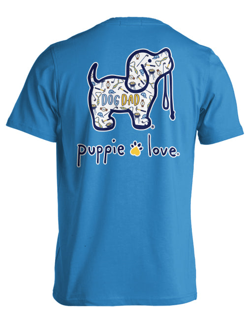 Dog Dad Short-Sleeved Puppie Love Shirt