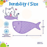 SodaPup Dog Toys - Goldfish emat - Small Enrichment Lick Mat for Cats | SodaPup: Goldfish emat - pastel purple SodaPup Dog Toys