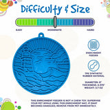 SodaPup Dog Toys - Lighthouse eMat - Enrichment Lick Mat For Dogs and Cats - With Suction Cups | USA Made: Dark blue SodaPup Dog Toys