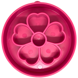 SodaPup - Flower Design eBowl Enrichment Slow Feeder Bowl for Dogs: Flower Bowl - Pink