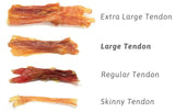 6" Beef Tendons - Tuesday's Natural Dog Company Tuesday's Natural Dog Company