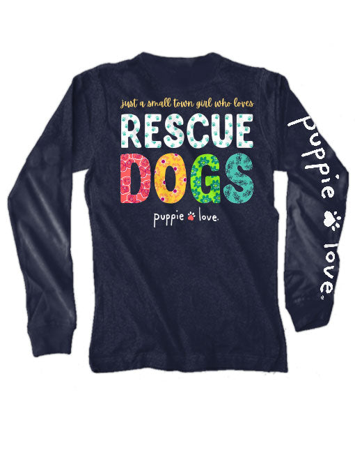 Rescue Dogs Long-Sleeved Puppie Love Shirt