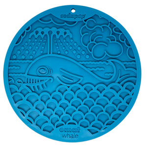 SodaPup - Whale Design eMat Enrichment Lick Mat With Suction Cups