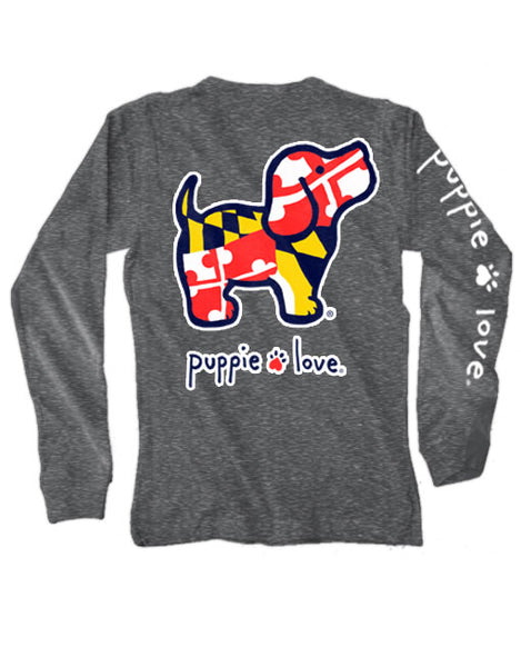 MD Long Sleeved Puppie Love Shirt leiastreats
